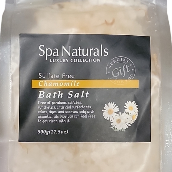 5/$13 Spa Naturals Sulfate-free Calming Rose Petals Bath Salts Sealed 17.5oz NEW - Picture 4 of 4